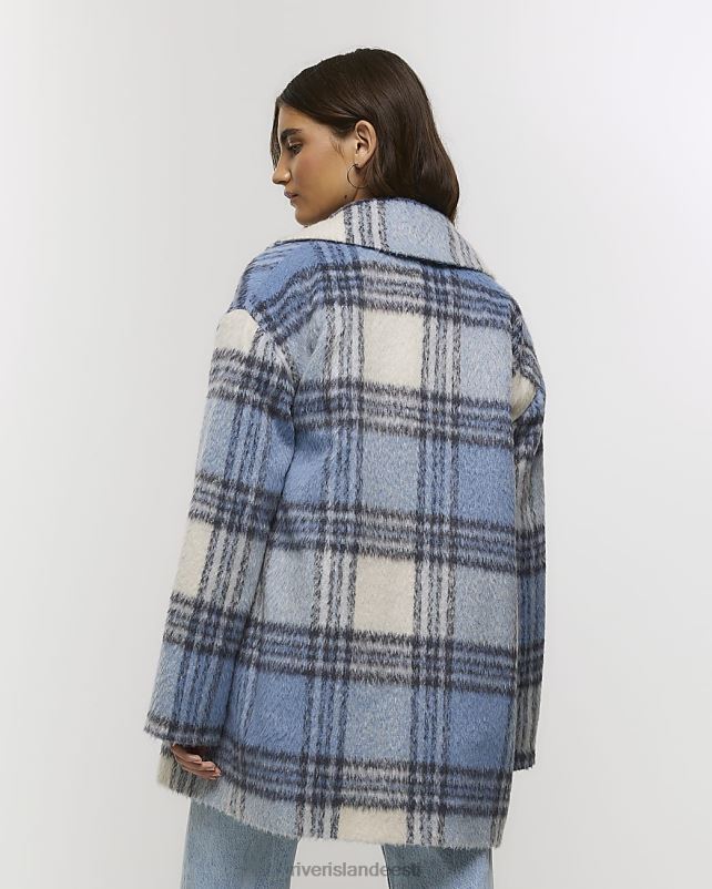 kehakate sinine naised River Island kontrolli mantel 44TLL3928