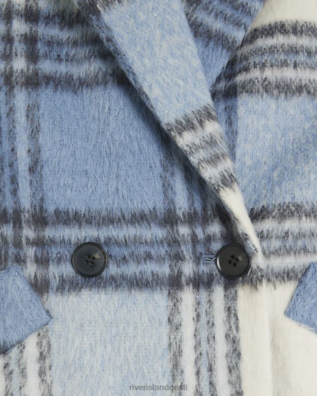 kehakate sinine naised River Island kontrolli mantel 44TLL3928