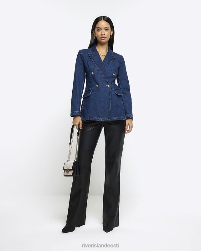 kehakate sinine naised River Island liibuv teksableiser 44TLL4004