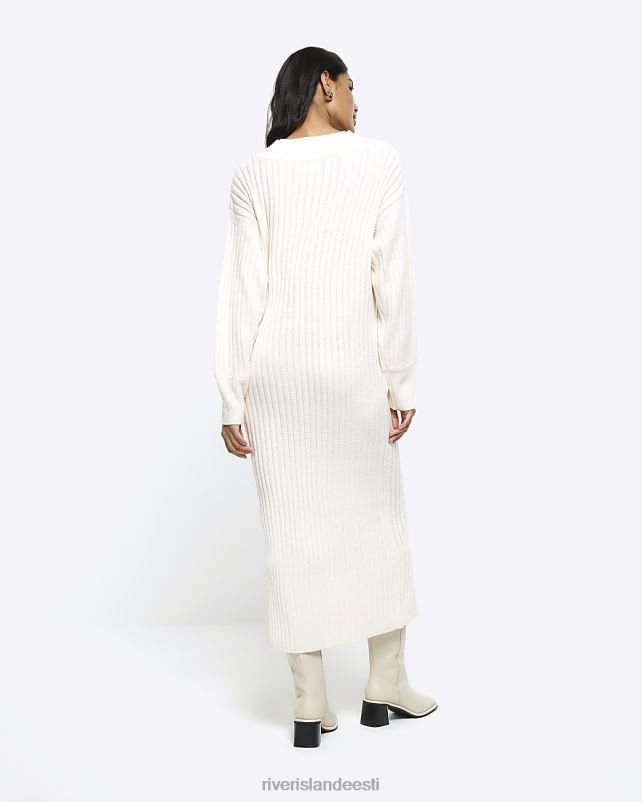 kehakate kreem naised River Island soonikuga maksikleit 44TLL882