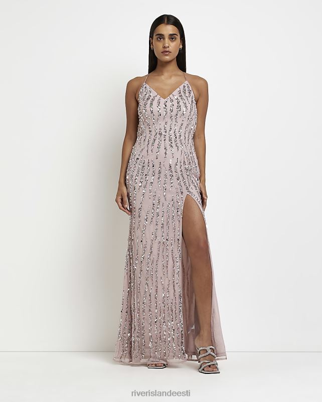 kehakate lilla naised River Island litritega maksikleit 44TLL2167