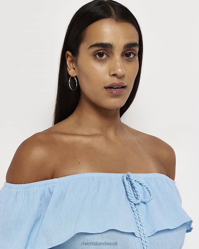 kehakate sinine naised River Island bardot maxi kleit 44TLL1943