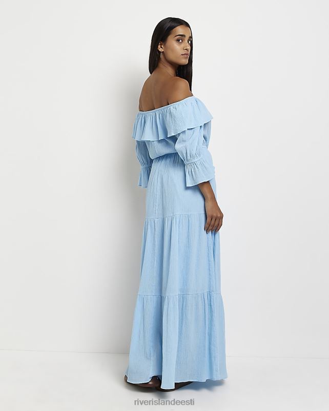 kehakate sinine naised River Island bardot maxi kleit 44TLL1943