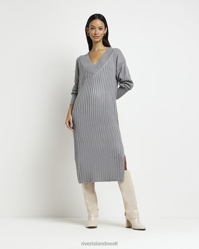 kehakate hall naised River Island koo džempriga midi kleit 44TLL1840