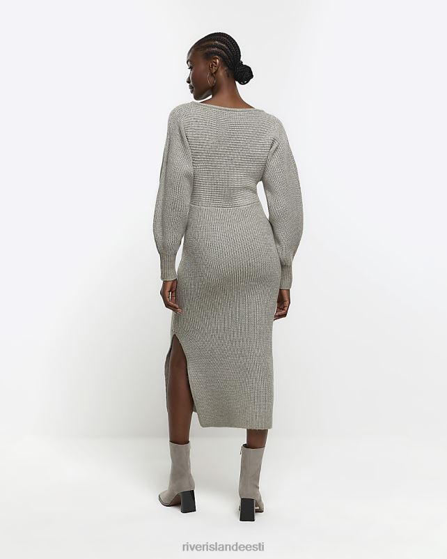 kehakate hall naised River Island kootud ümbrisega kampsun midi kleit 44TLL310