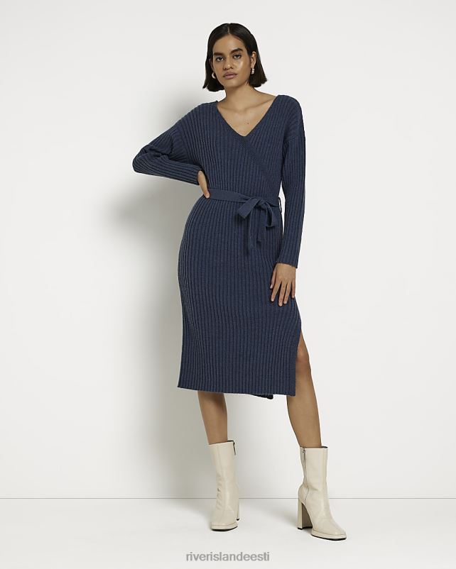 kehakate hall naised River Island kootud wrap midi kleit 44TLL728