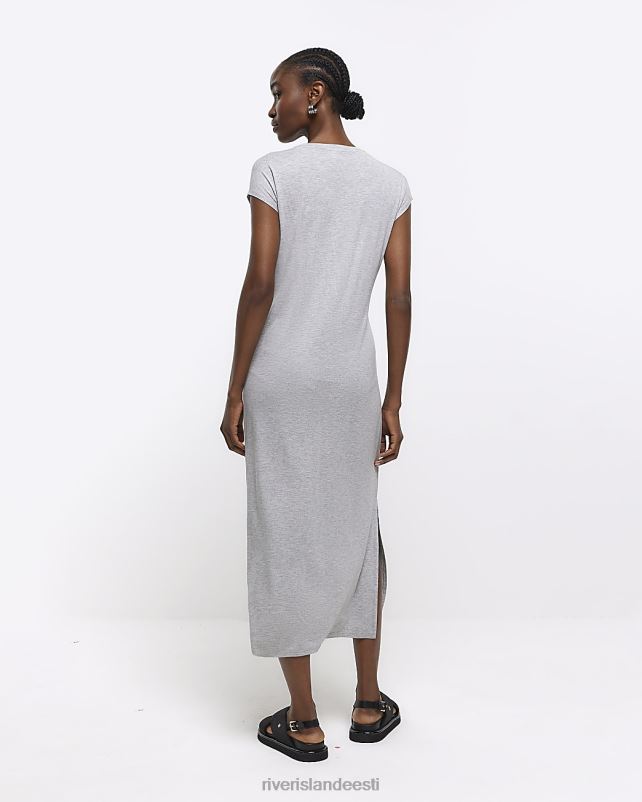 kehakate hall naised River Island lipsuga t-särk midi kleit 44TLL1619