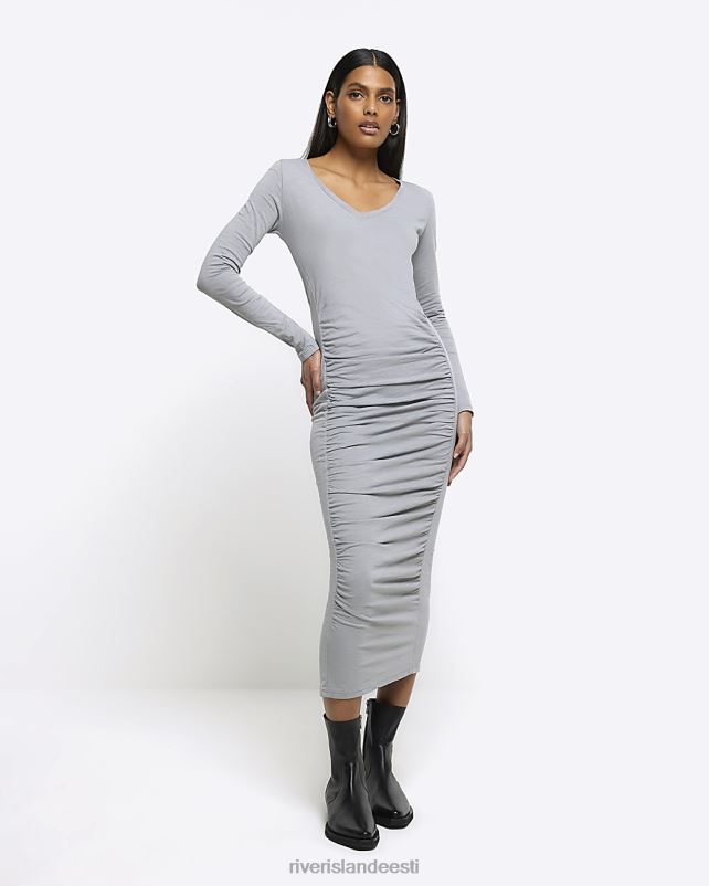 kehakate hall naised River Island rühikas bodycon midi kleit 44TLL3822