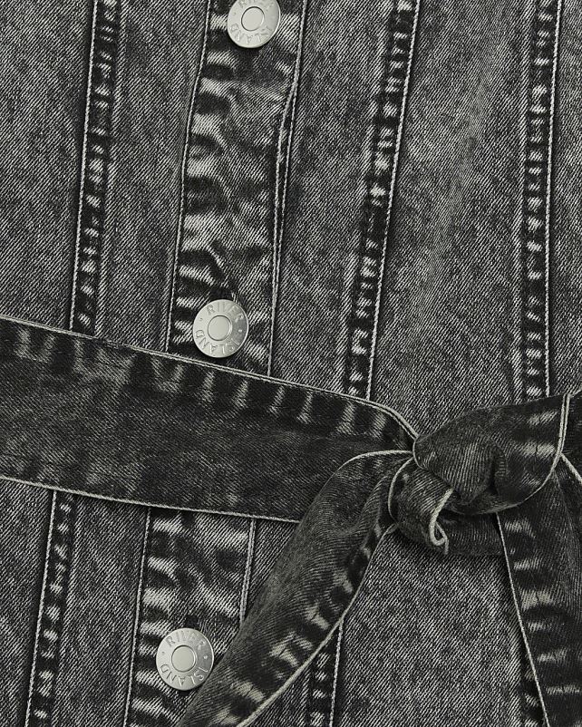 kehakate hall naised River Island teksarihmaga midisärkkleit 44TLL4257