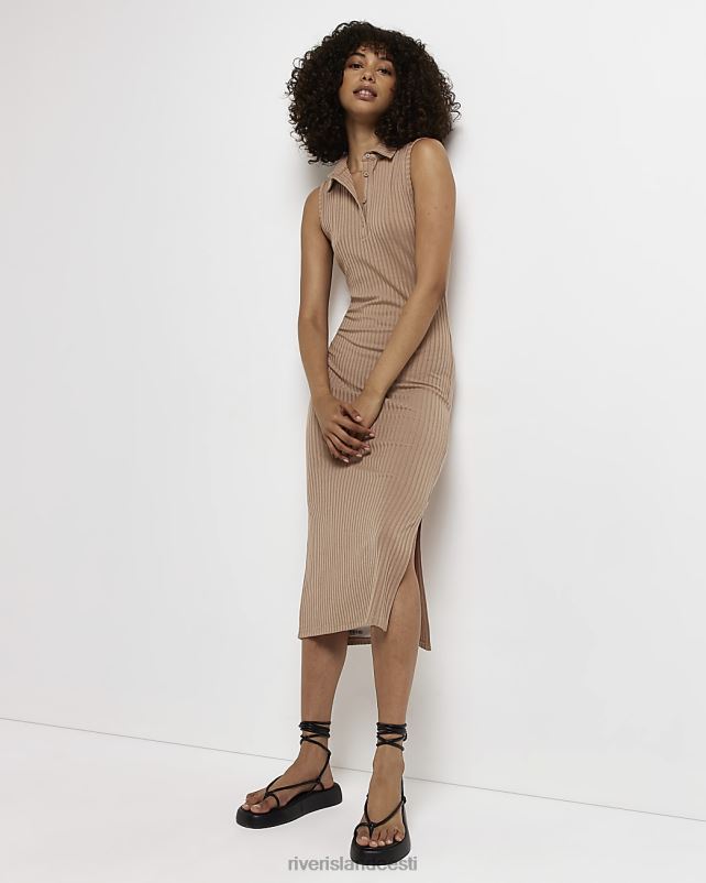 kehakate kivi naised River Island kraega bodycon midi kleit 44TLL2102