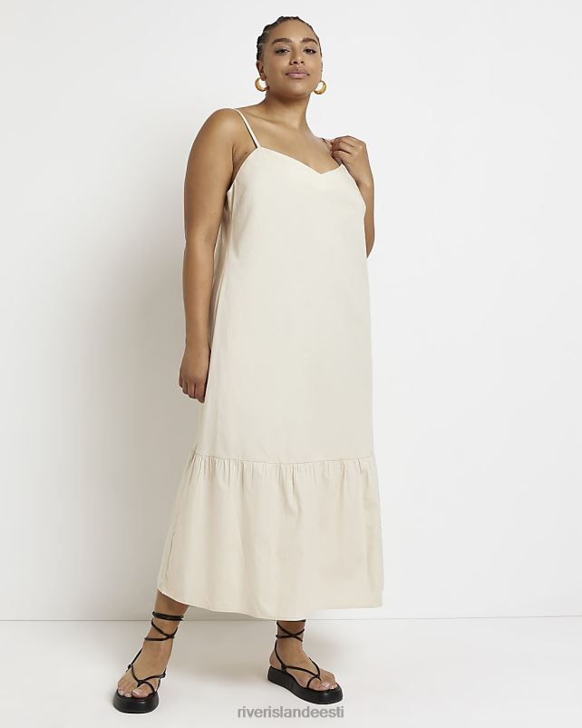 kehakate kivi naised River Island pluss v-kaelusega midi kleit 44TLL2239