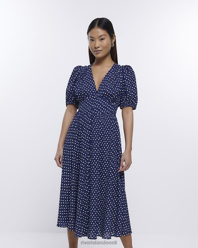 kehakate merevägi naised River Island petite spot tee midi kleit 44TLL5339