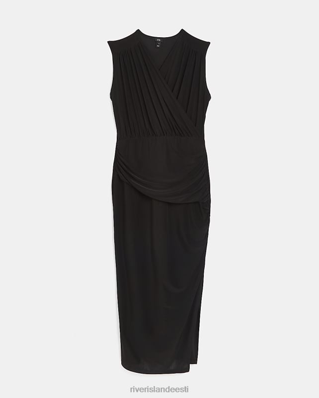 kehakate must naised River Island bodycon midi kleit 44TLL3929