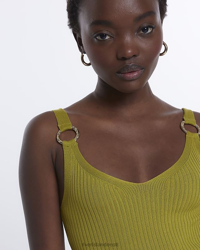 kehakate roheline naised River Island midi bodycon kleit 44TLL1748