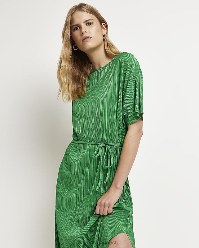 kehakate roheline naised River Island t-särk midi kleit 44TLL2150
