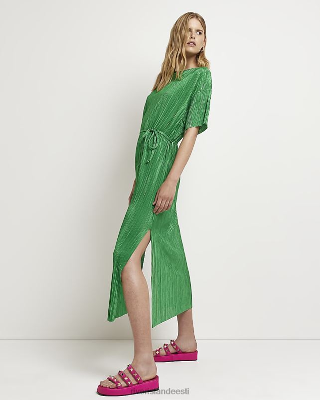 kehakate roheline naised River Island t-särk midi kleit 44TLL2150