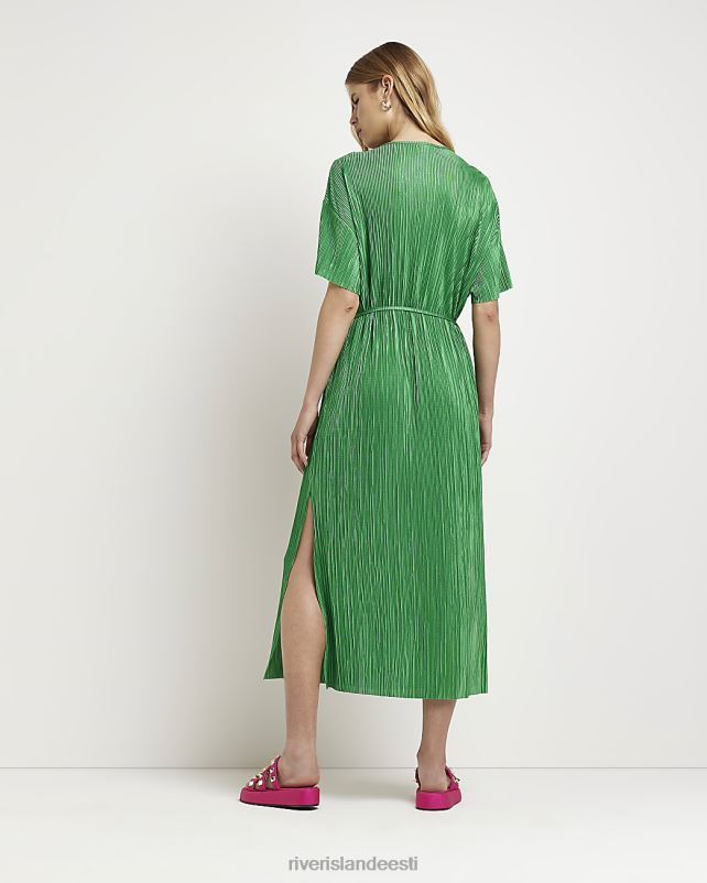 kehakate roheline naised River Island t-särk midi kleit 44TLL2150