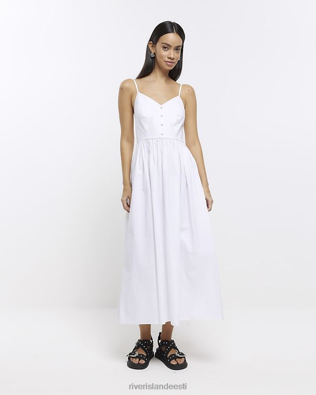 kehakate valge naised River Island uisutaja midi kleit 44TLL1458