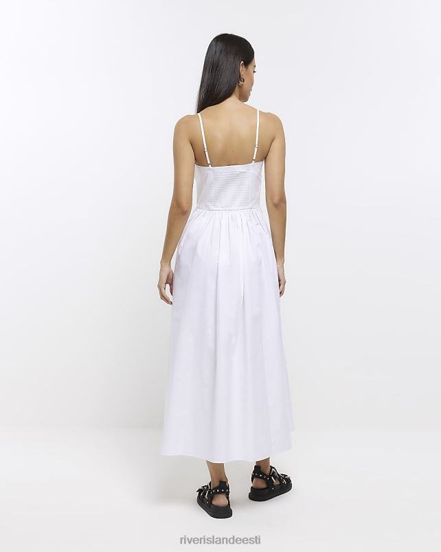 kehakate valge naised River Island uisutaja midi kleit 44TLL1458