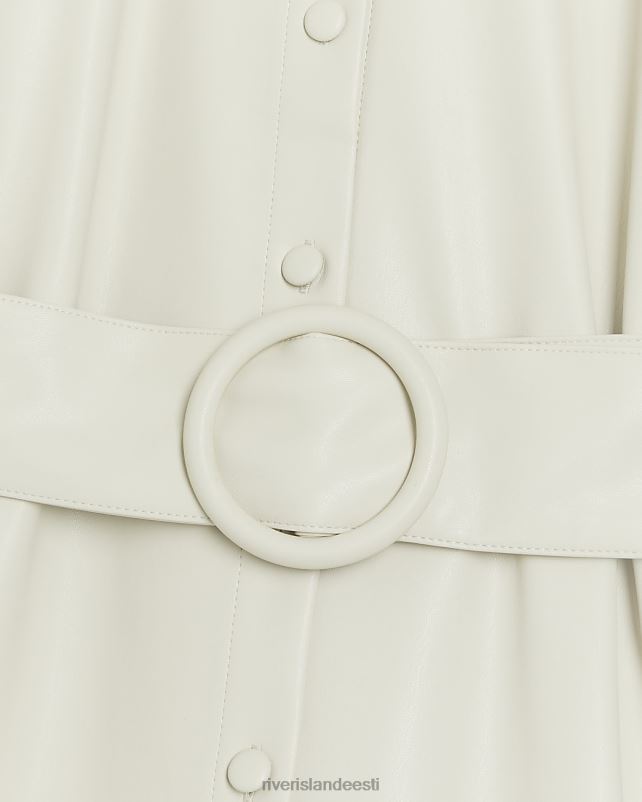kehakate ekru naised River Island kunstnahast vööga minisärkkleit 44TLL4015