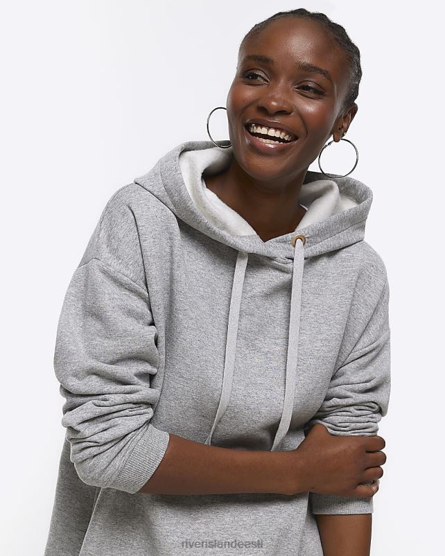 kehakate hall naised River Island kapuutsiga dressipluus minikleit 44TLL1007