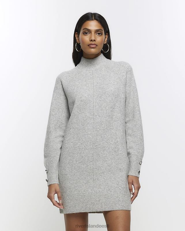 kehakate hall naised River Island kootud hubane kampsun minikleit 44TLL575