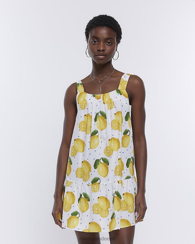 kehakate kollane naised River Island kiik minikleit 44TLL1570