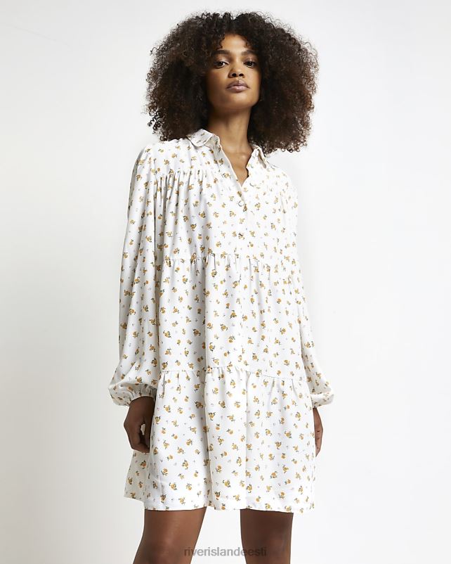 kehakate kreem naised River Island lilleline minisärkkleit 44TLL2192