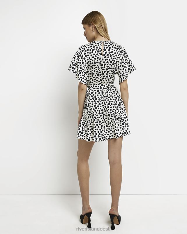 kehakate kreem naised River Island spot wrap minikleit 44TLL2138