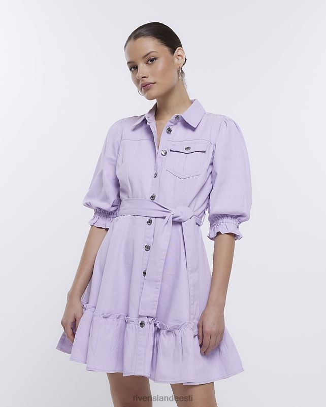 kehakate lilla naised River Island denim minisärk kleit 44TLL362