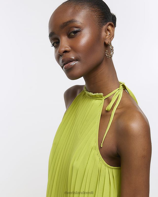 kehakate lubi naised River Island plisse minikleit 44TLL1488