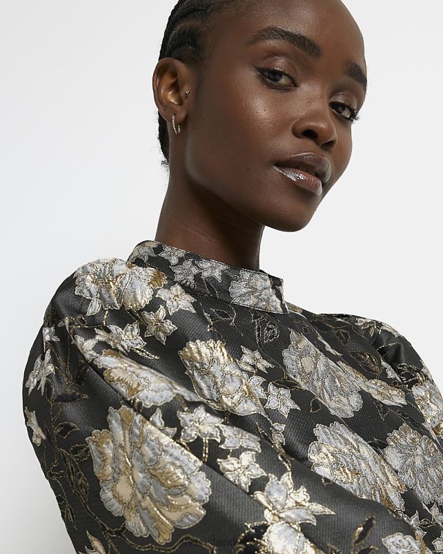 kehakate must naised River Island Lilleline žakaarkleit 44TLL4969