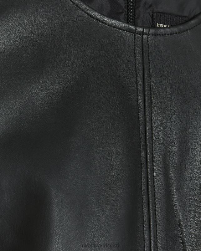 kehakate must naised River Island kunstnahast vahetustega minikleit 44TLL3756