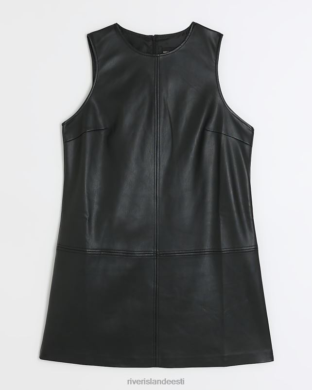 kehakate must naised River Island kunstnahast vahetustega minikleit 44TLL3756