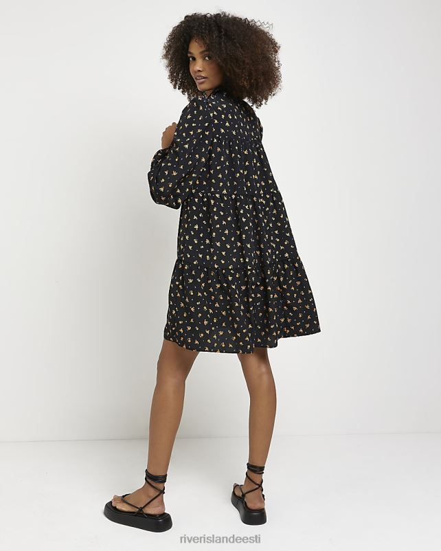 kehakate must naised River Island lilleline minisärkkleit 44TLL2193