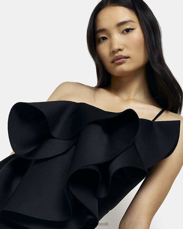 kehakate must naised River Island minikleit ühe õlaga 44TLL2054