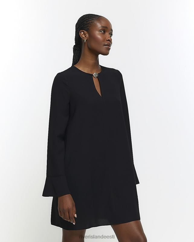 kehakate must naised River Island minikleit nupuvahetusega 44TLL4149