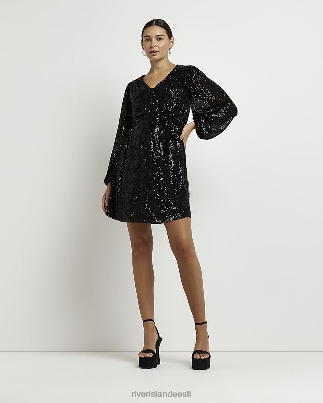 kehakate must naised River Island rasedate litritega minikleit 44TLL5360