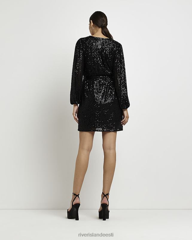 kehakate must naised River Island rasedate litritega minikleit 44TLL5360