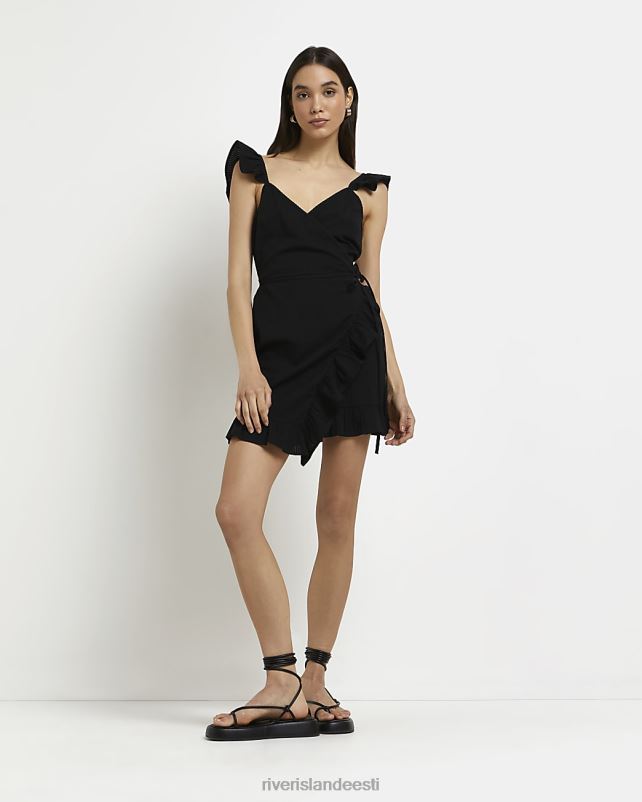 kehakate must naised River Island soonikuga minikleit 44TLL2200