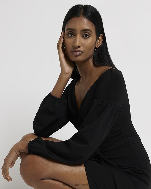 kehakate must naised River Island vahetustega minikleit 44TLL5053