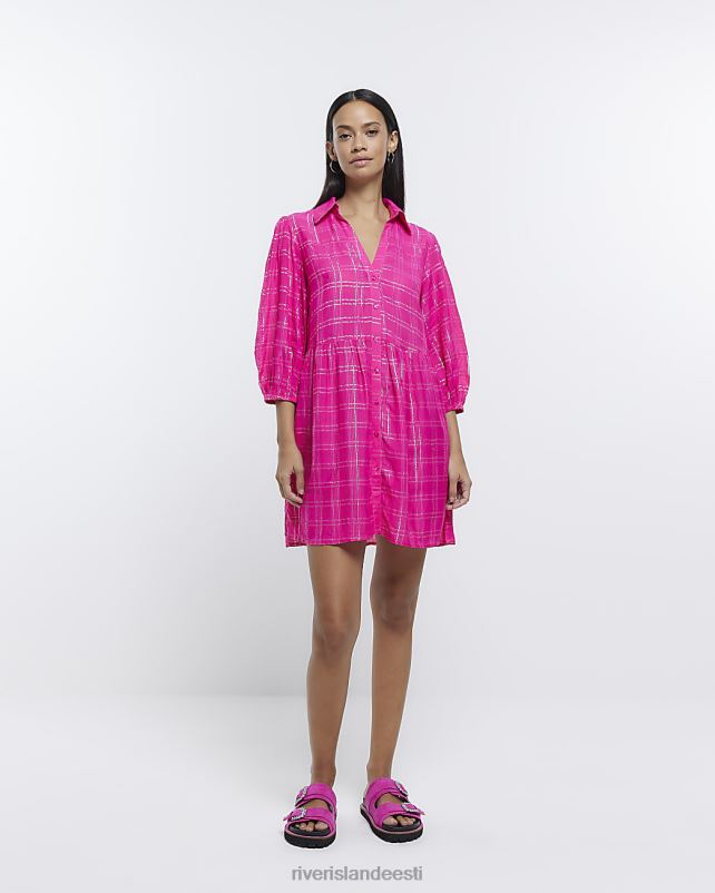 kehakate roosa naised River Island särgist minikleit 44TLL1777