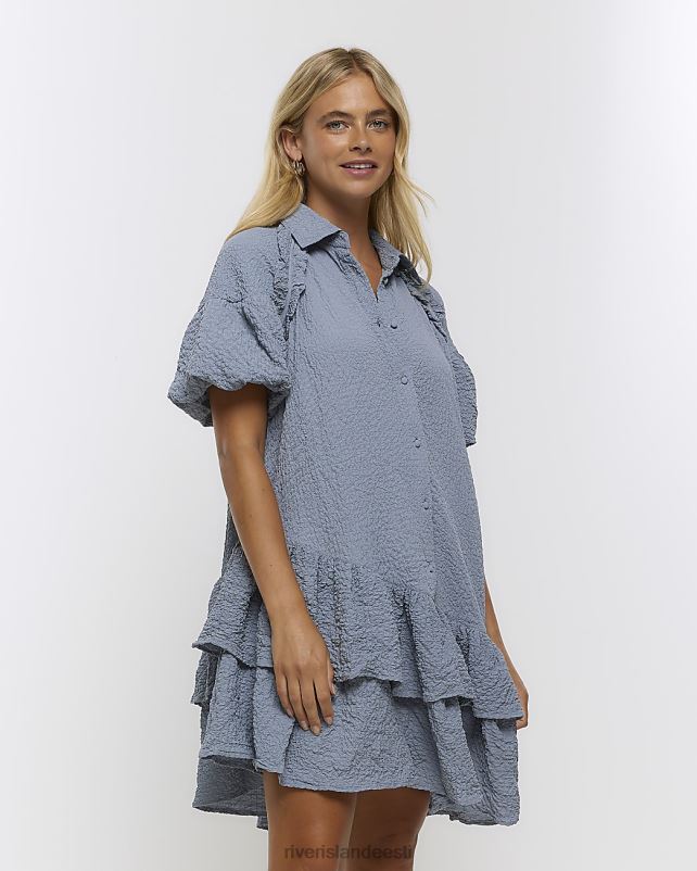 kehakate sinine naised River Island astmeline minisärkkleit 44TLL316