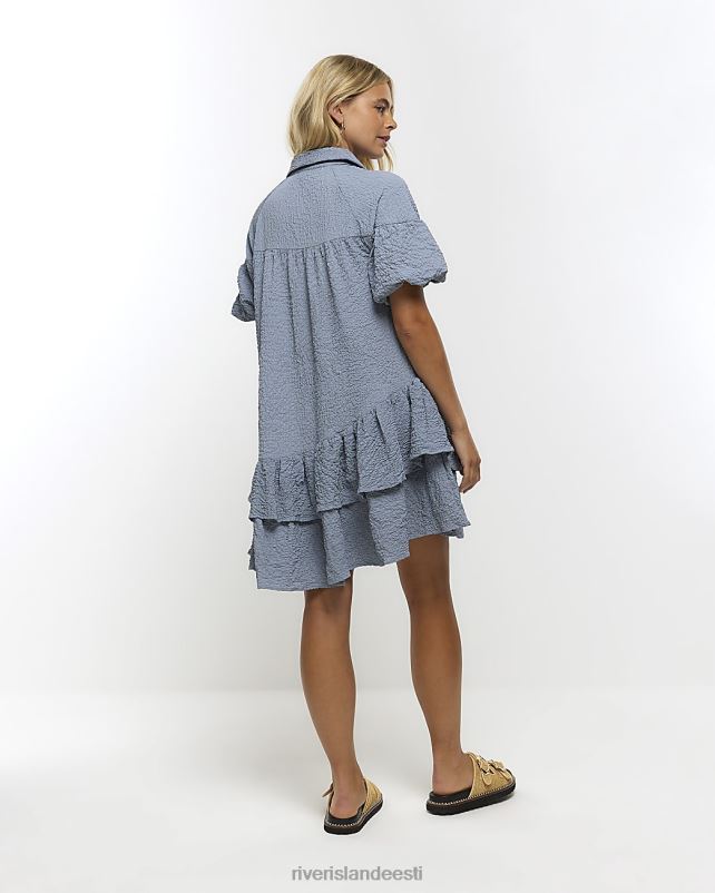 kehakate sinine naised River Island astmeline minisärkkleit 44TLL316