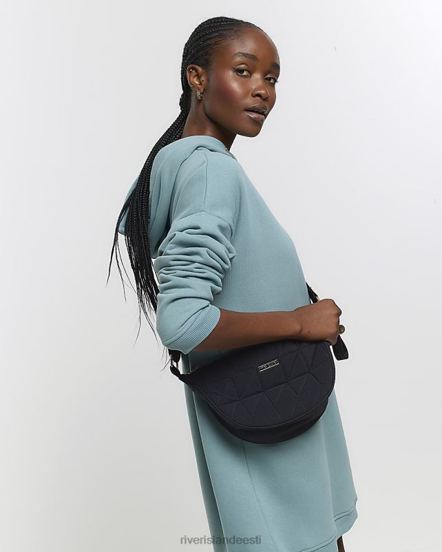 kehakate sinine naised River Island kapuutsiga dressipluus minikleit 44TLL4016