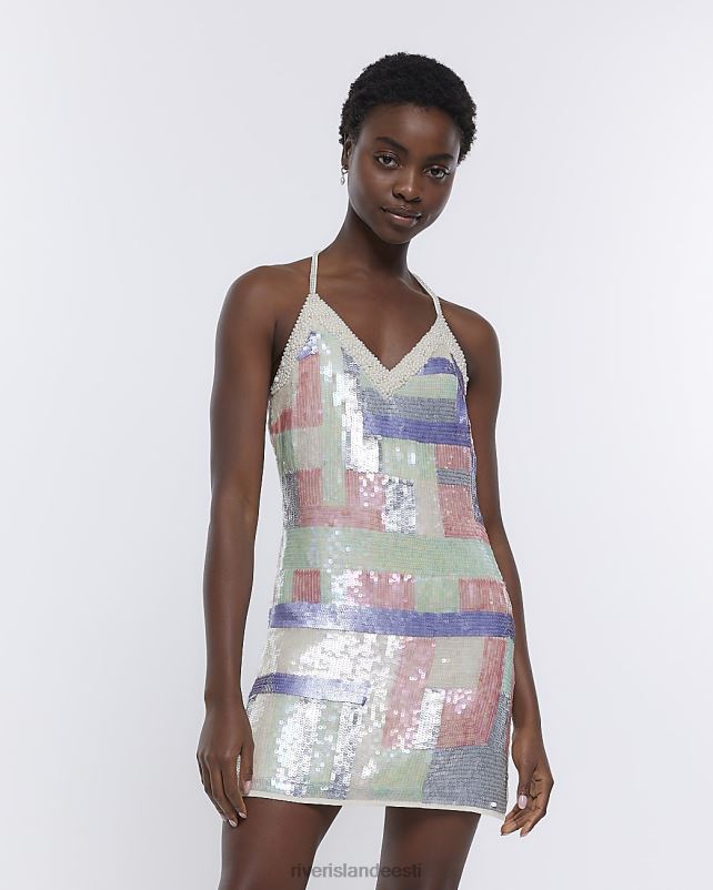 kehakate valge naised River Island Litritega minikleit 44TLL4813