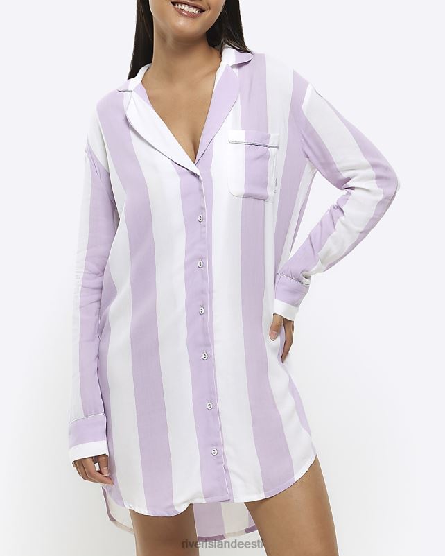 kehakate lilla naised River Island triibuline pidžaama unekleit 44TLL4361