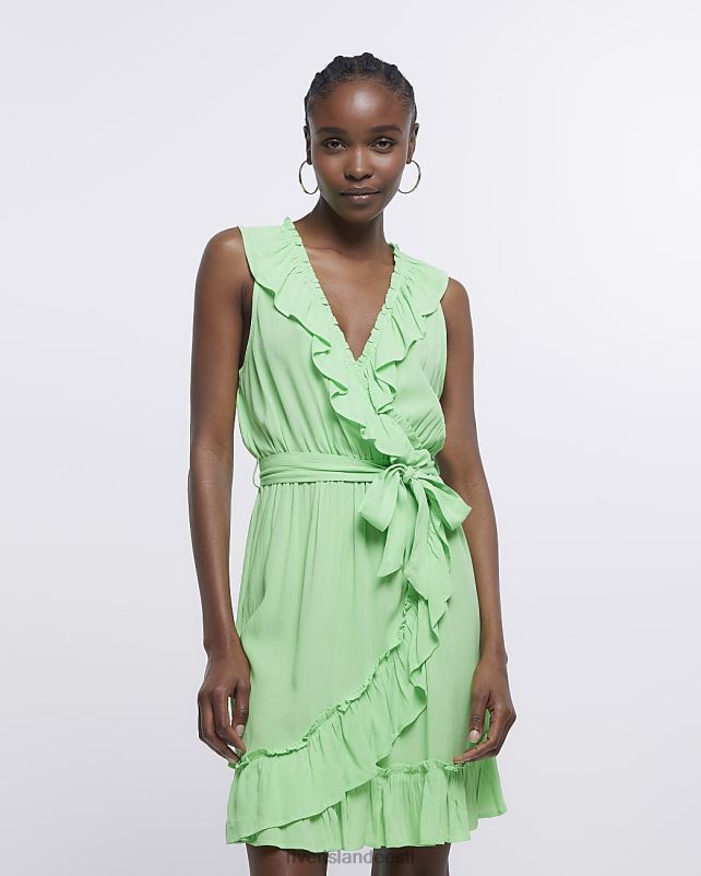 kehakate roheline naised River Island ümbris sats ümbriskleit 44TLL1612