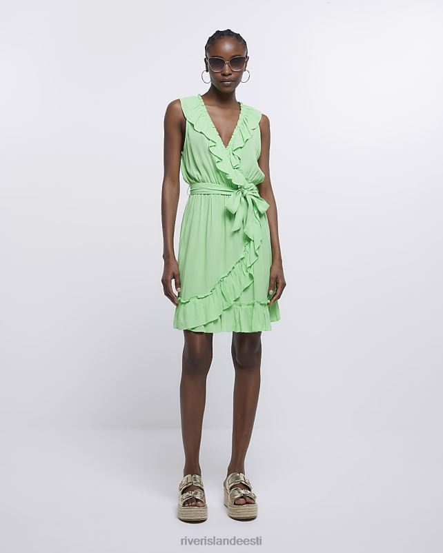 kehakate roheline naised River Island ümbris sats ümbriskleit 44TLL1612
