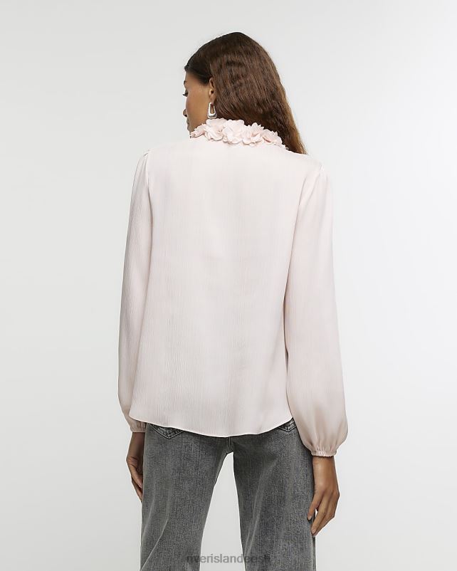 kehakate roosa naised River Island šifoonist korsapluus 44TLL90